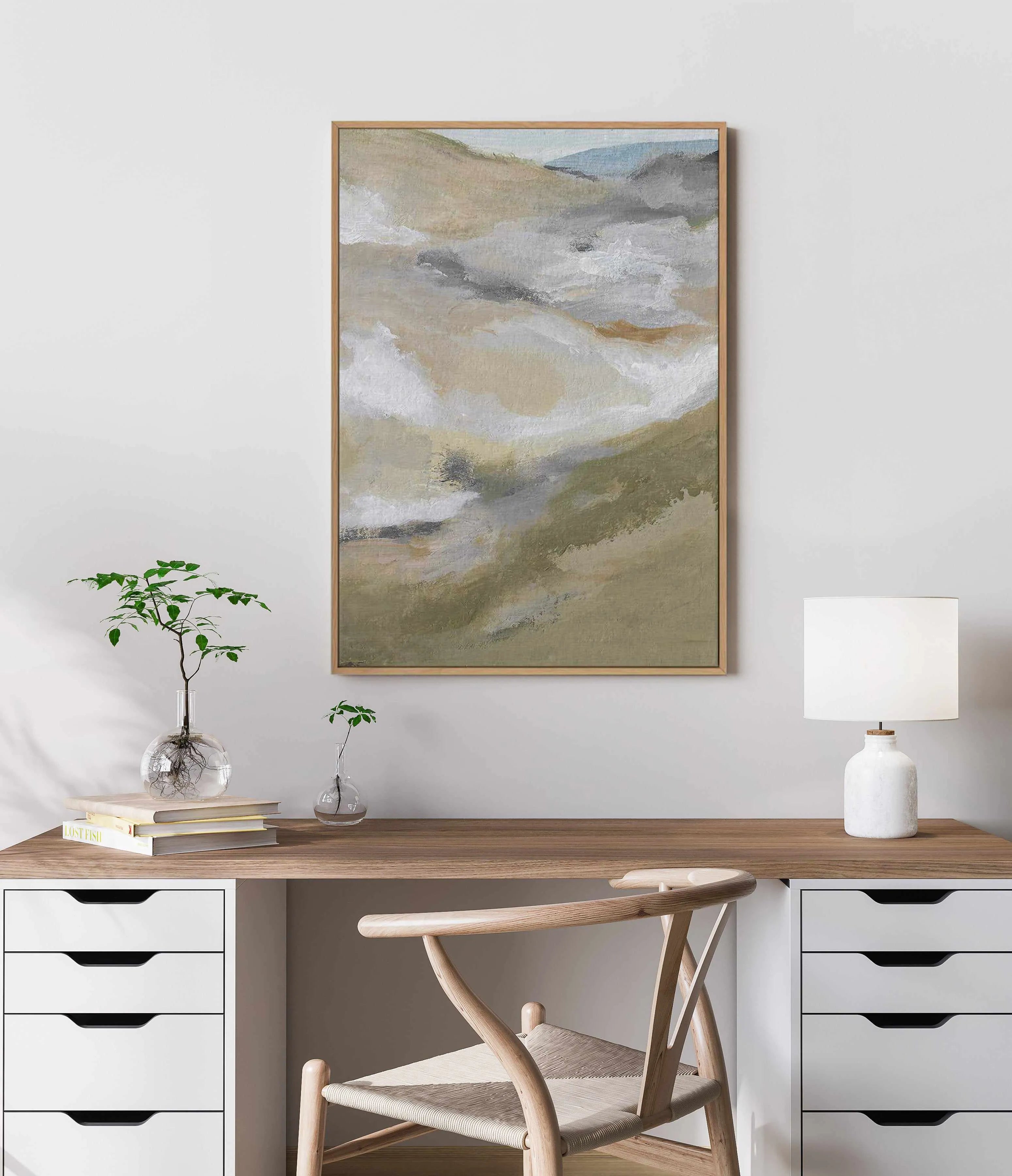 Abstract by Josephine Wianto | Framed Canvas Art Print from Olive et Oriel where you can shop wallpaper and artworks online