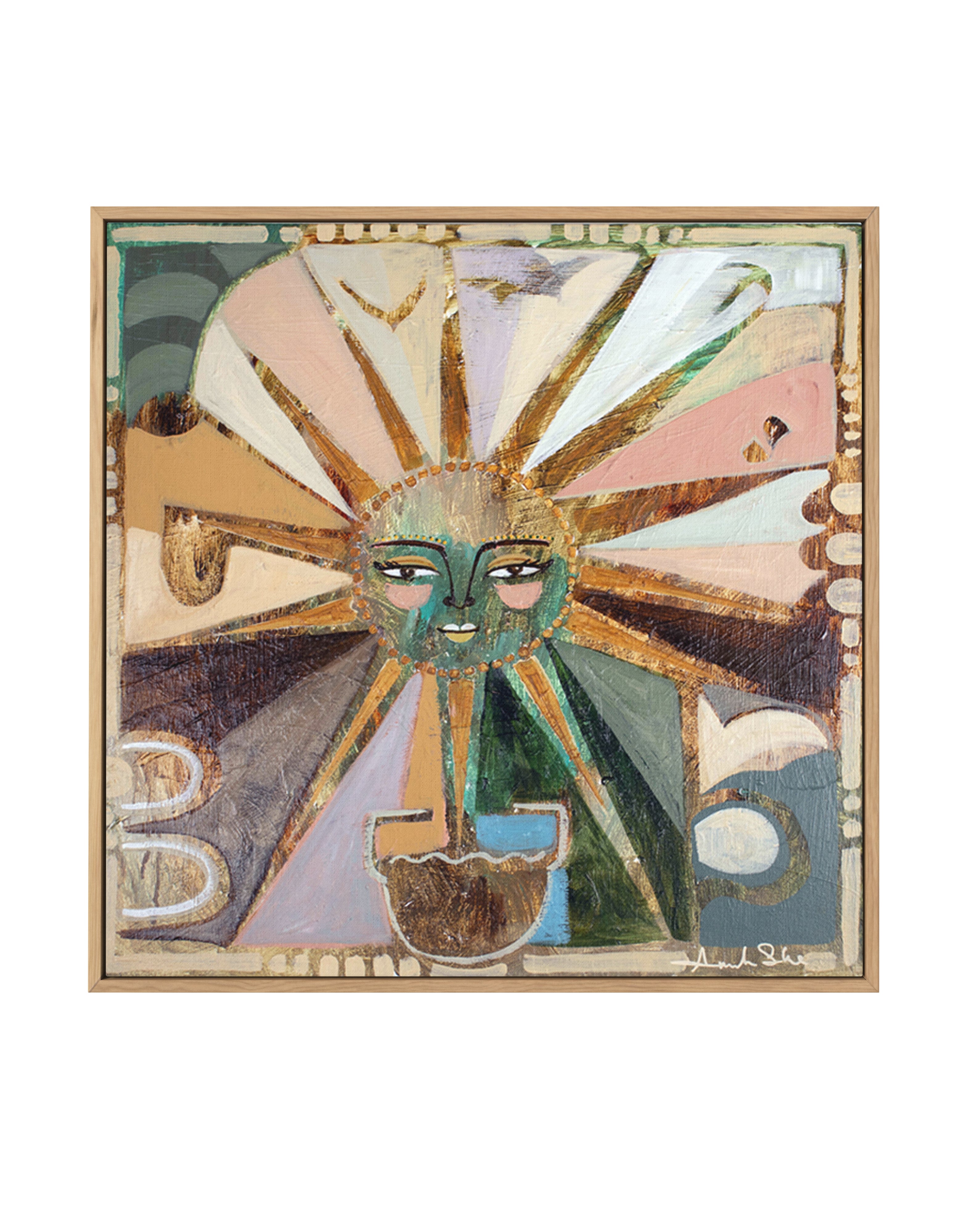 Abundance by Amanda Skye | Framed Canvas Art Print from Olive et Oriel where you can shop wallpaper and artworks online