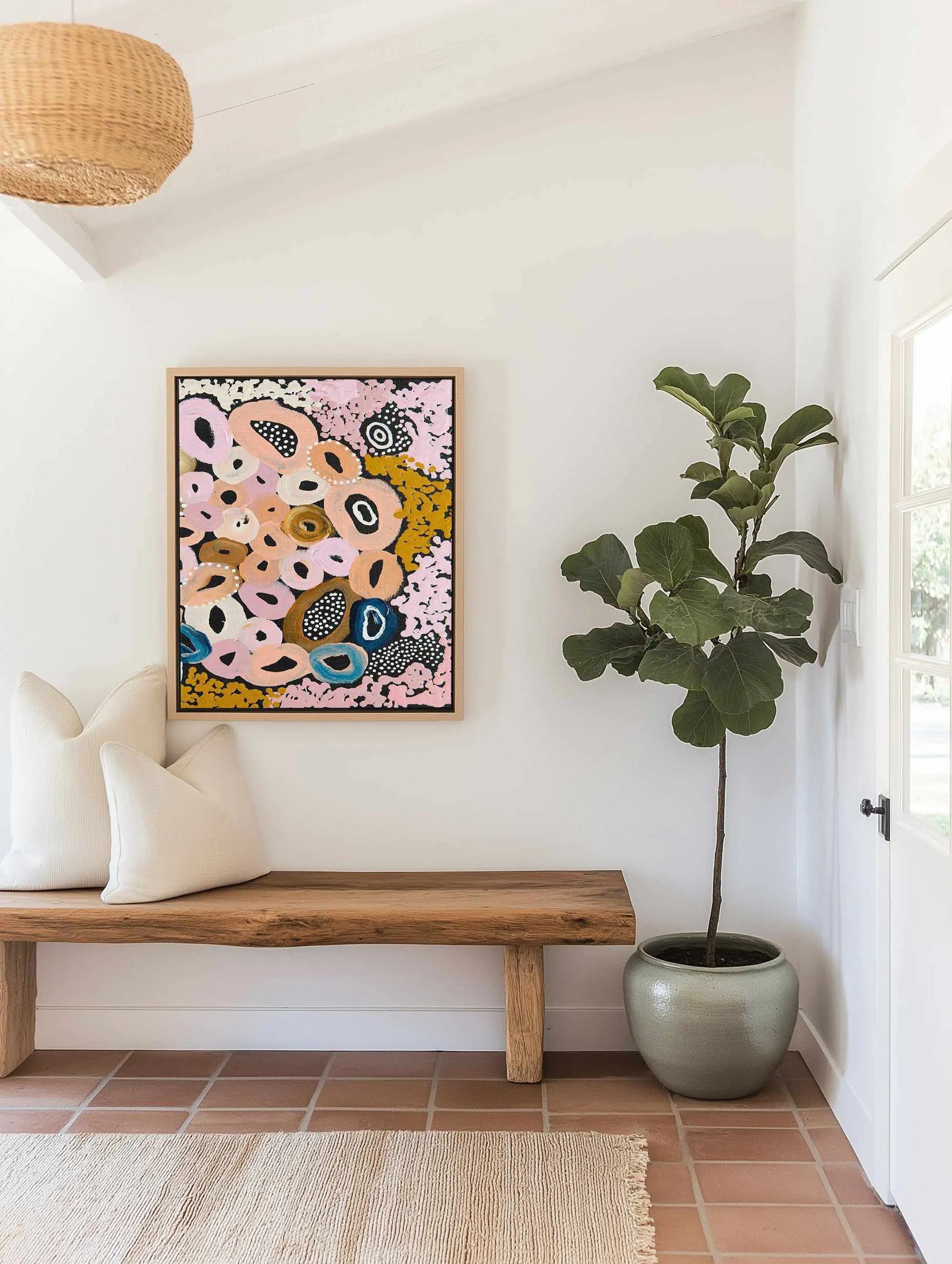 Abundance II PT by Bri Chelman | Framed Canvas Art Print from Olive et Oriel where you can shop wallpaper and artworks online