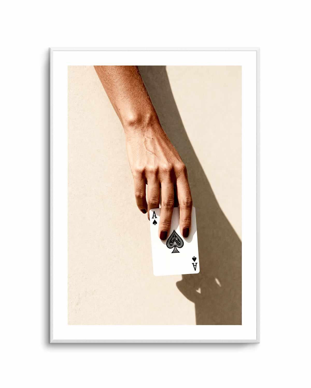 Conceptual Photography Wall Art Print | Ace of Spades – Olive et Oriel