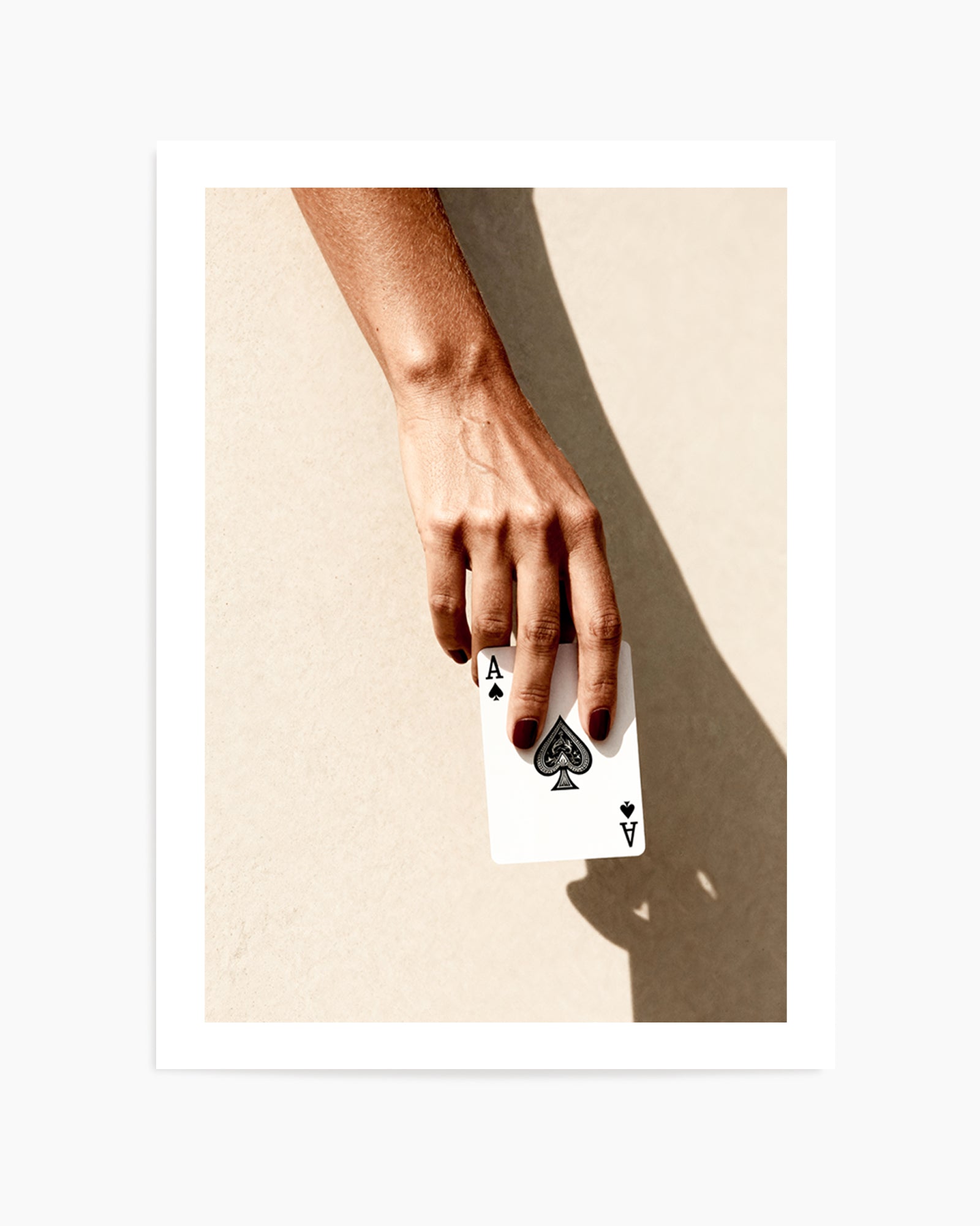 Ace of Spades | Art Print from Olive et Oriel where you can shop wallpaper and artworks online