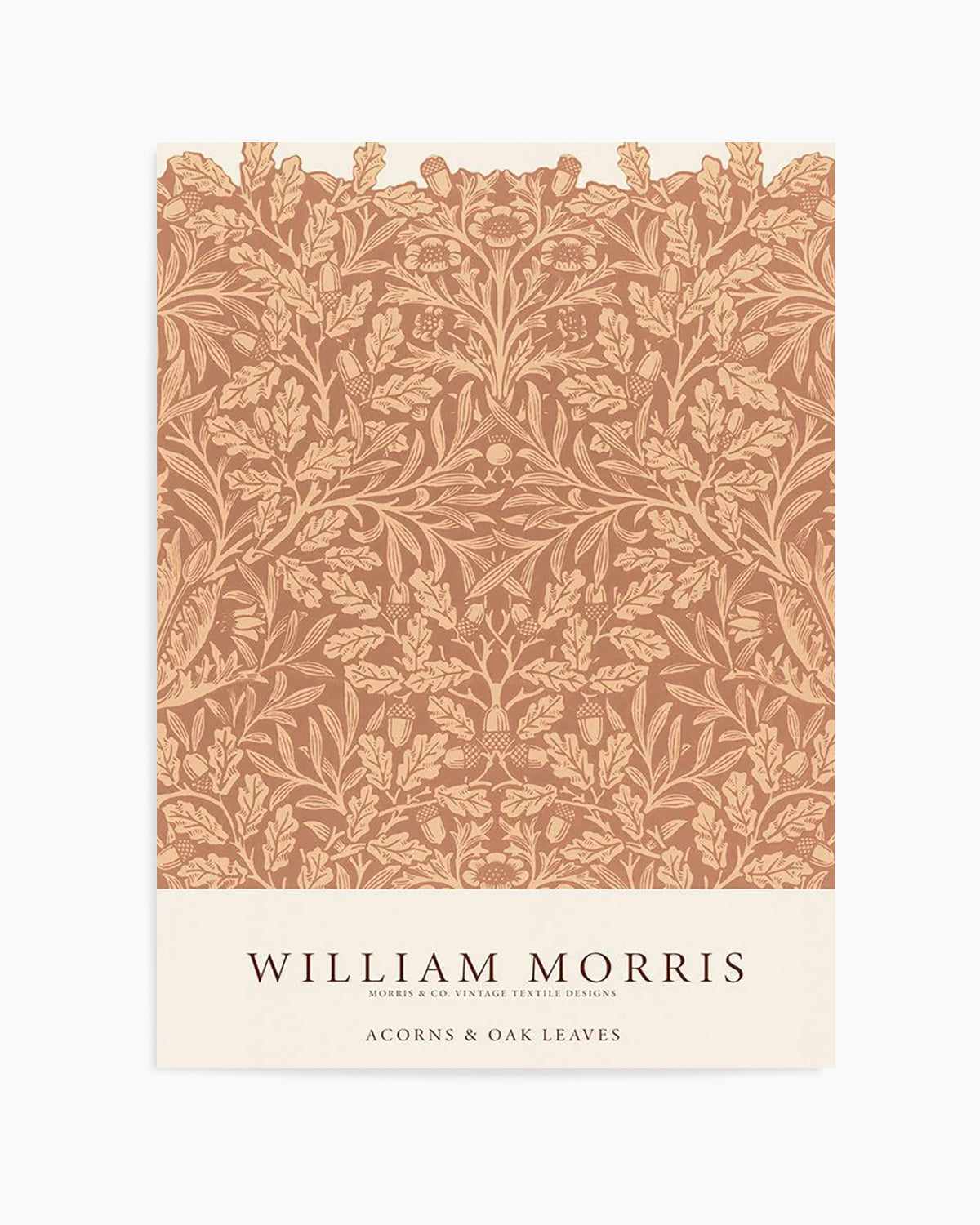 Acorns & Oak Leaves by William Morris Art Print