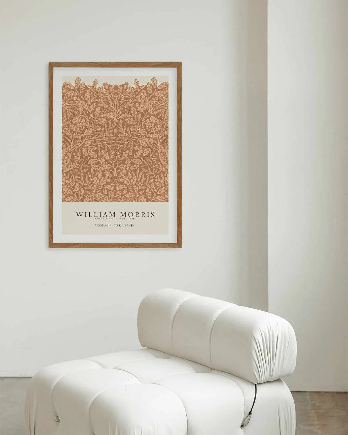 Acorns & Oak Leaves by William Morris Art Print from Olive et Oriel where you can shop wallpaper and artworks online
