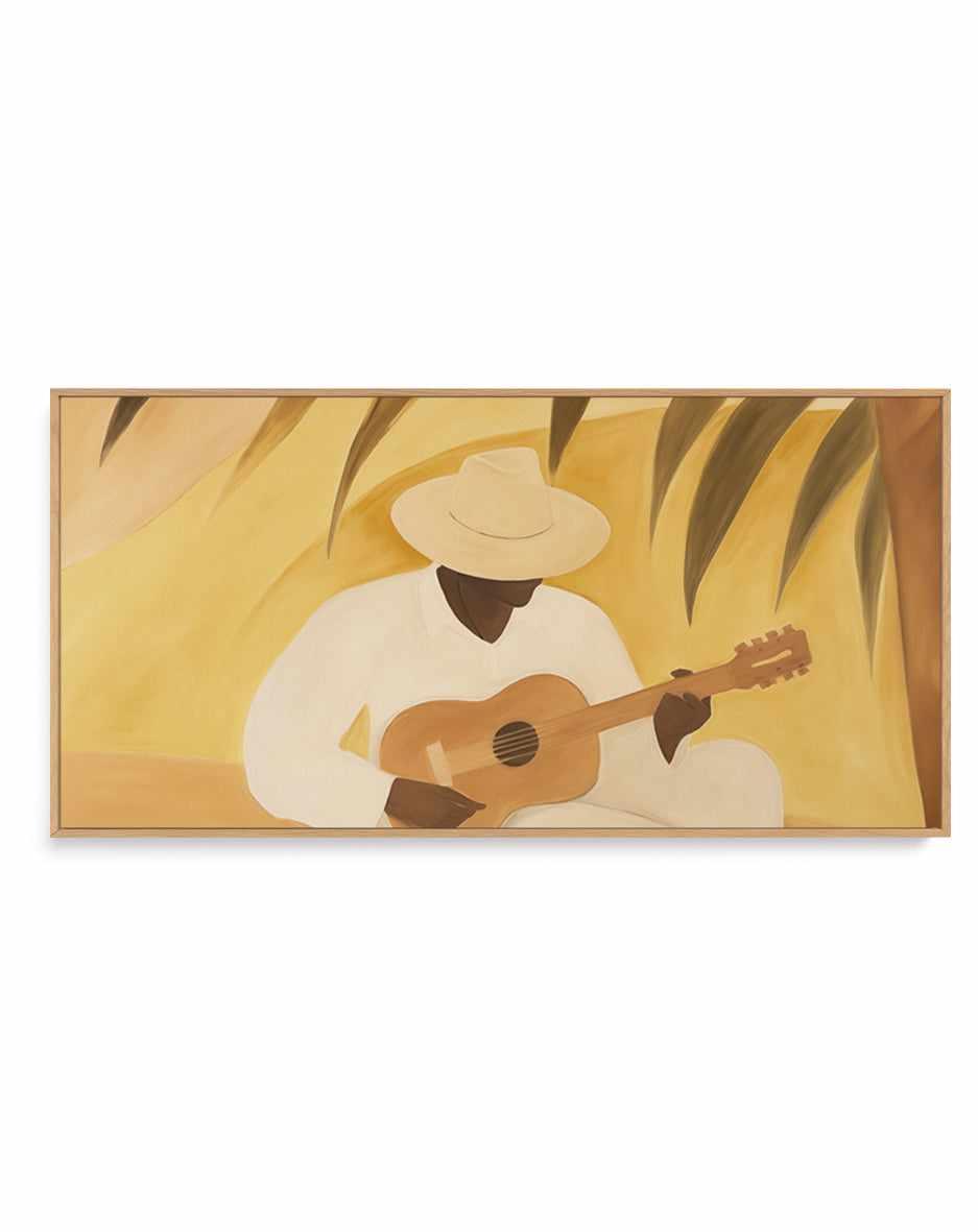 Acoustic Sessions | Panoramic Canvas Art Print from Olive et Oriel where you can shop wallpaper and artworks online