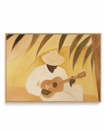 Acoustic Sessions I | Framed Canvas Art Print from Olive et Oriel where you can shop wallpaper and artworks online