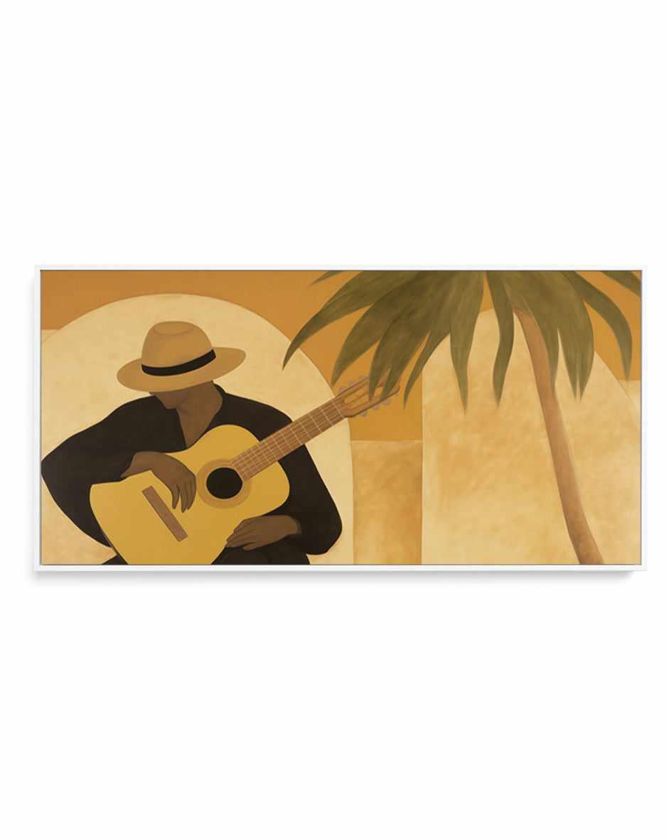 Acoustic Sessions II | Panoramic Canvas Art Print from Olive et Oriel where you can shop wallpaper and artworks online