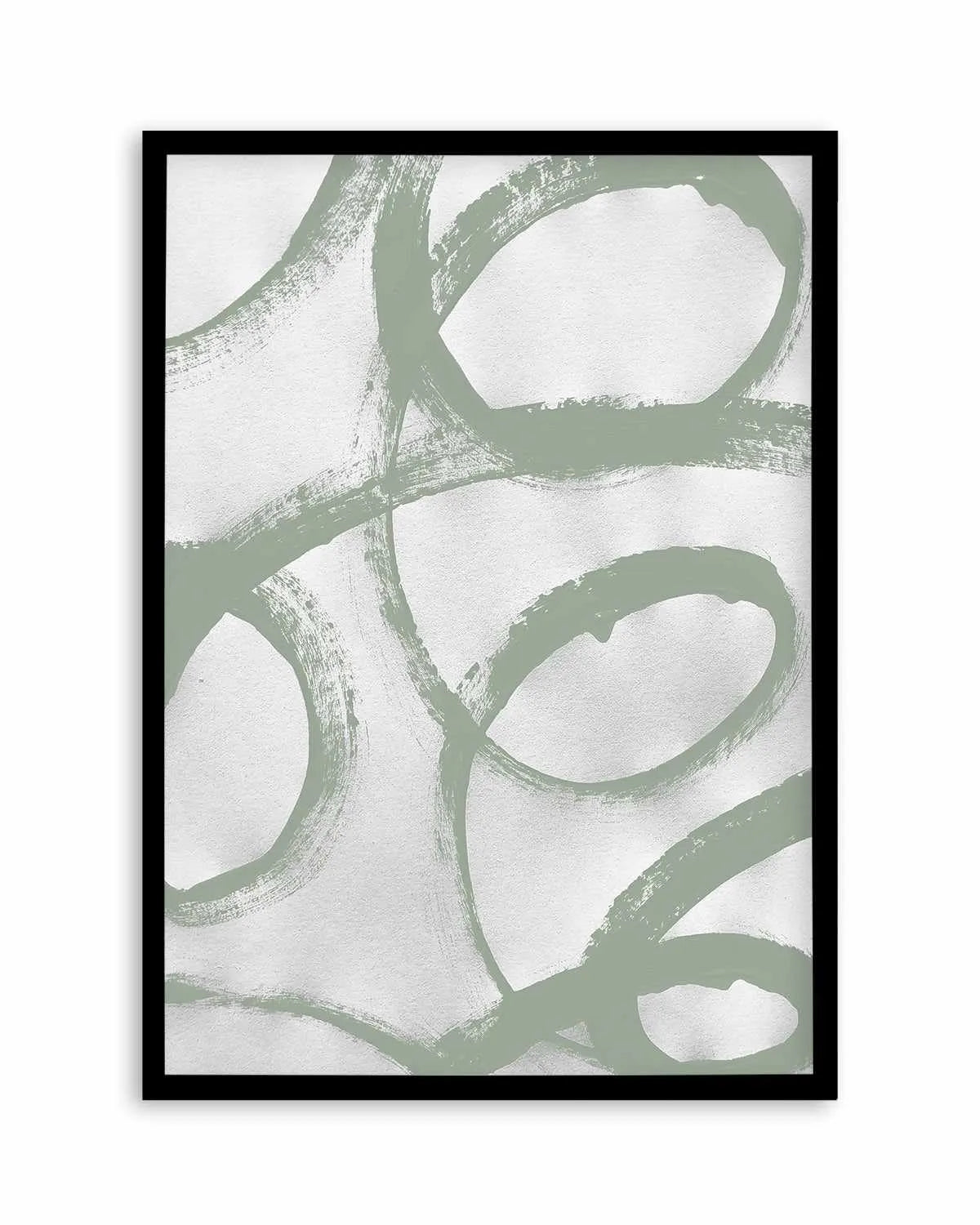 Acrylic Abstract I in Sage Art Print from Olive et Oriel where you can shop wallpaper and artworks online