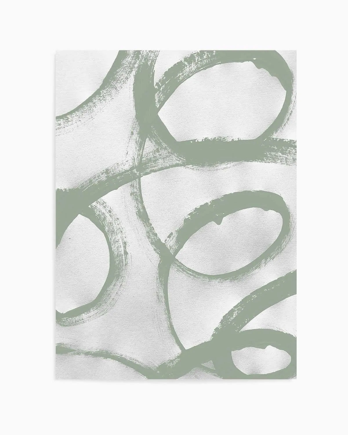 Acrylic Abstract I in Sage Art Print from Olive et Oriel where you can shop wallpaper and artworks online
