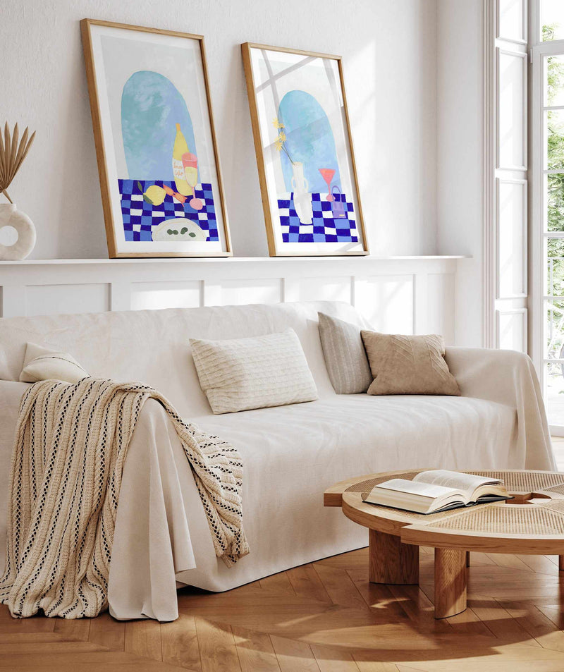 Santorini Afternoon II | Art Print from Olive et Oriel where you can shop wallpaper and artworks online