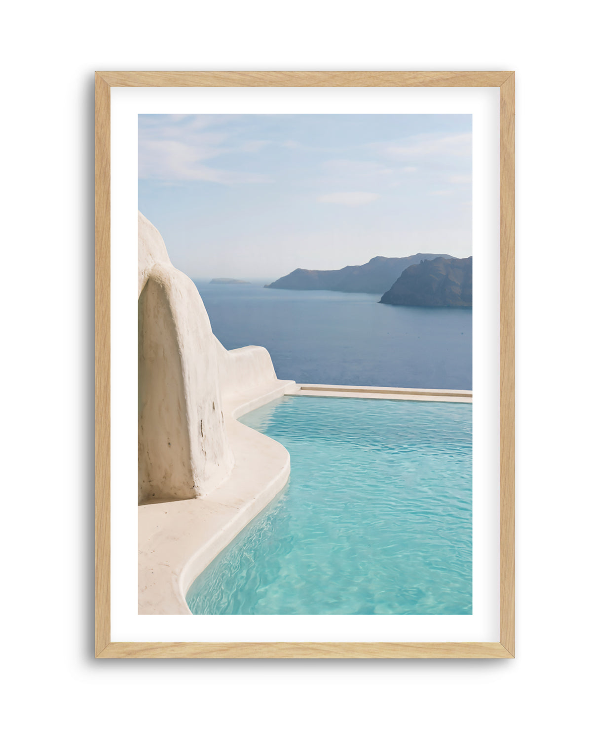 Aegean Blue Pool I | Art Print