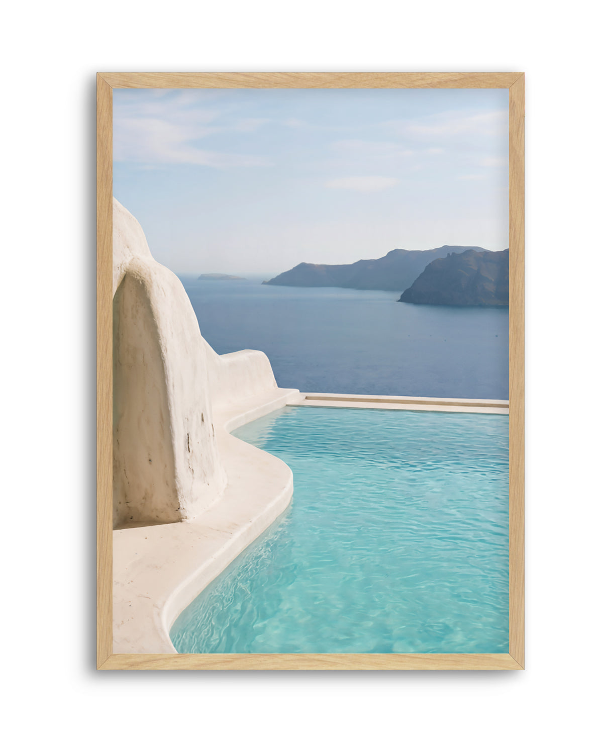 Aegean Blue Pool I | Art Print