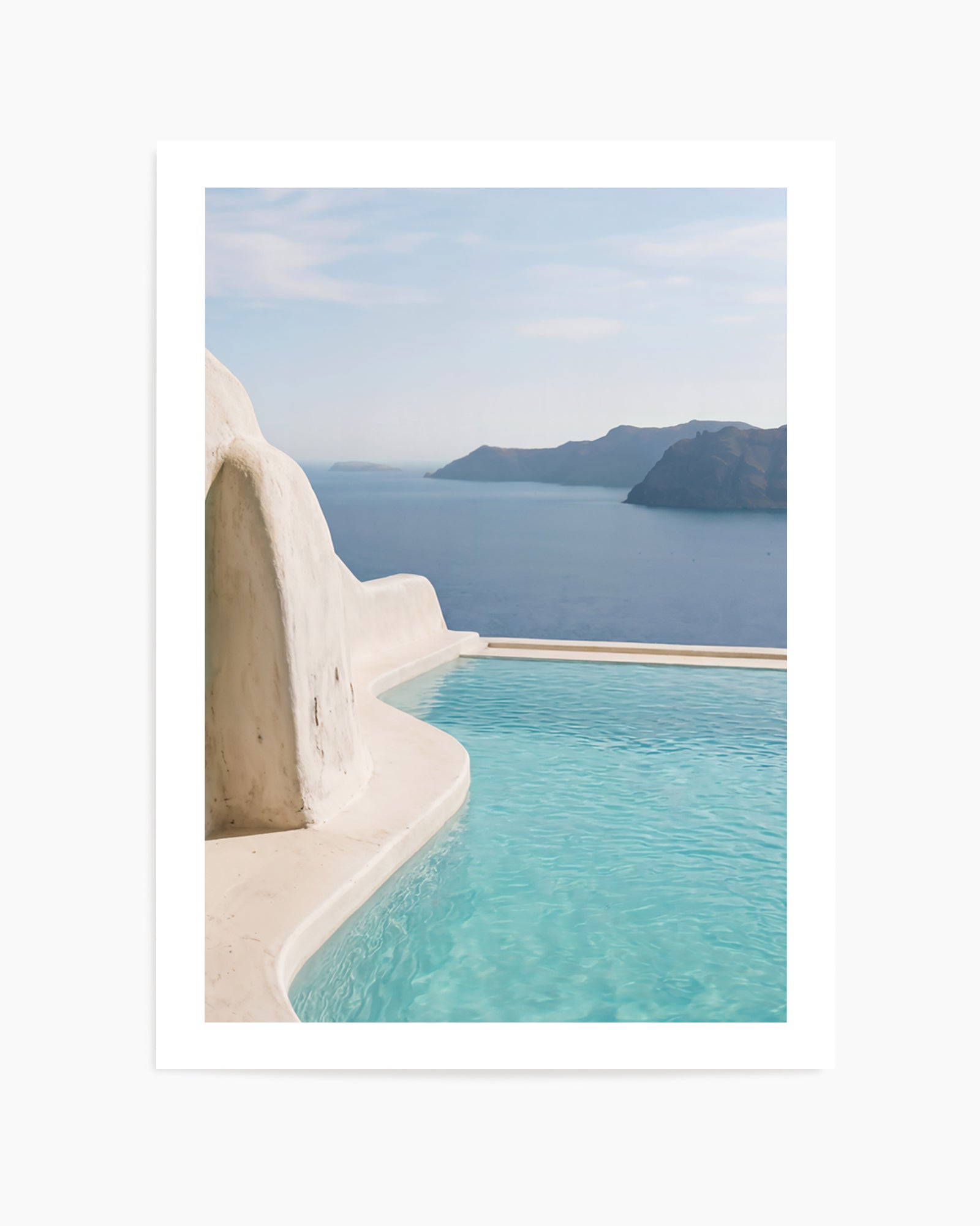 Aegean Blue Pool I | Art Print