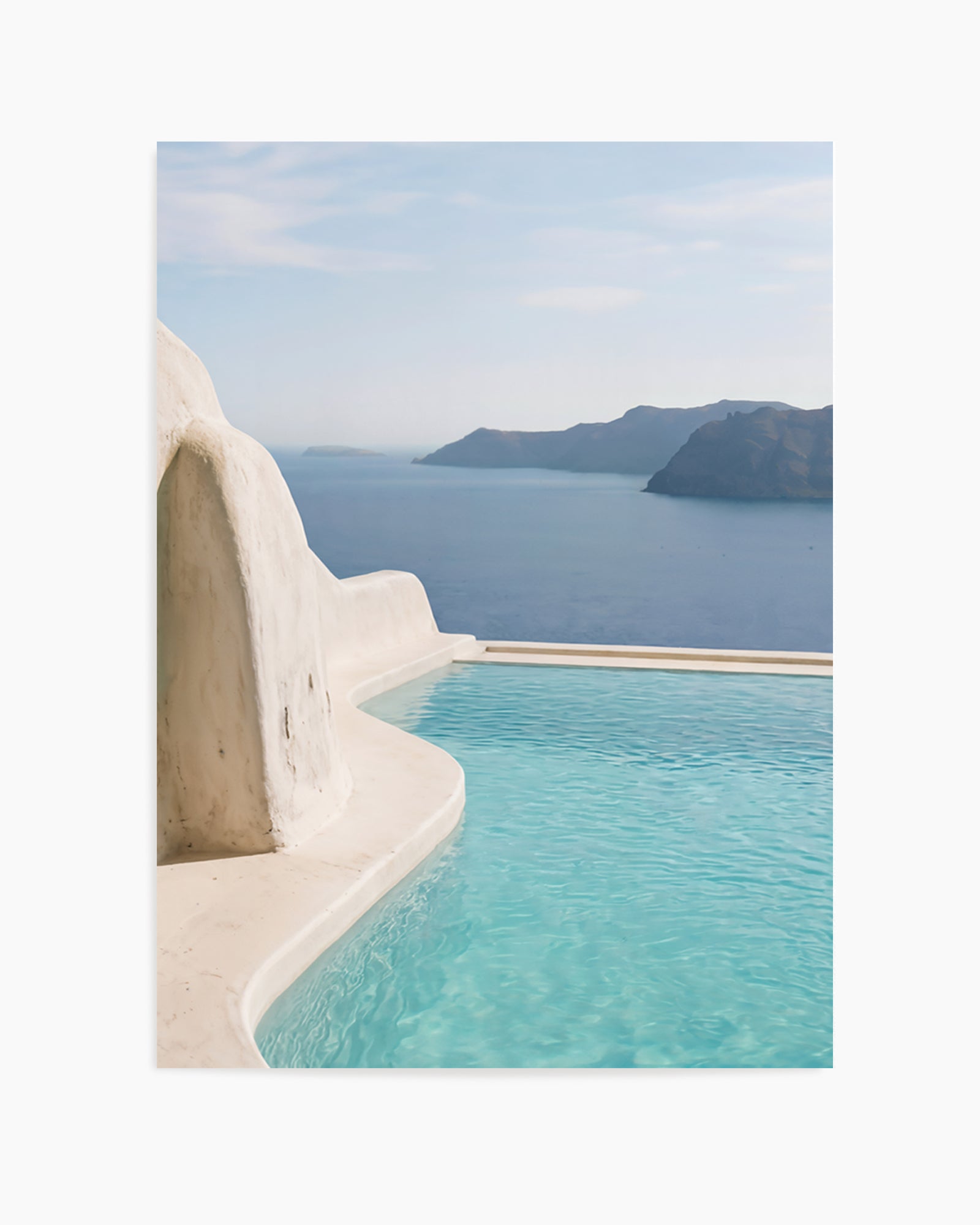 Aegean Blue Pool I | Art Print