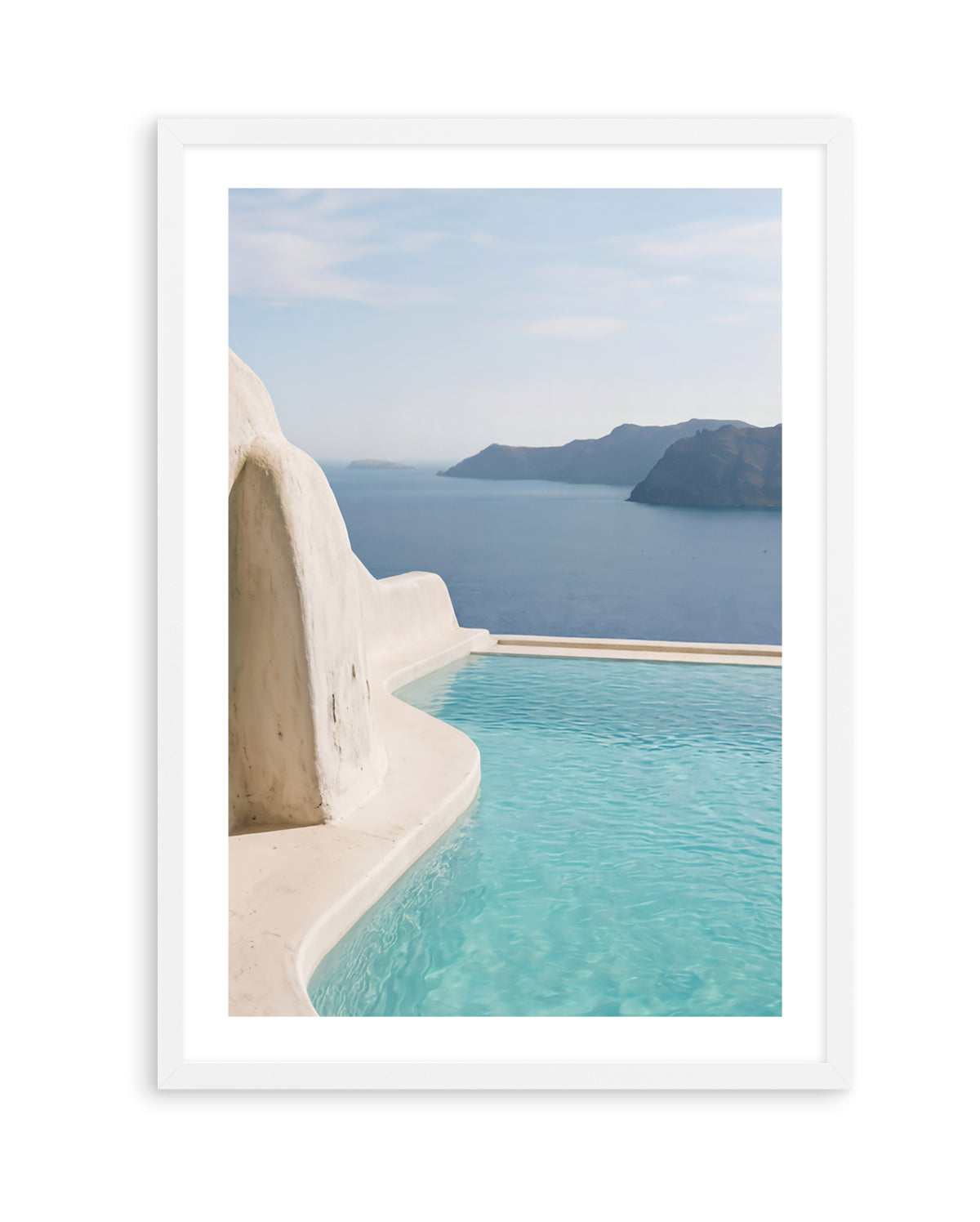 Aegean Blue Pool I | Art Print