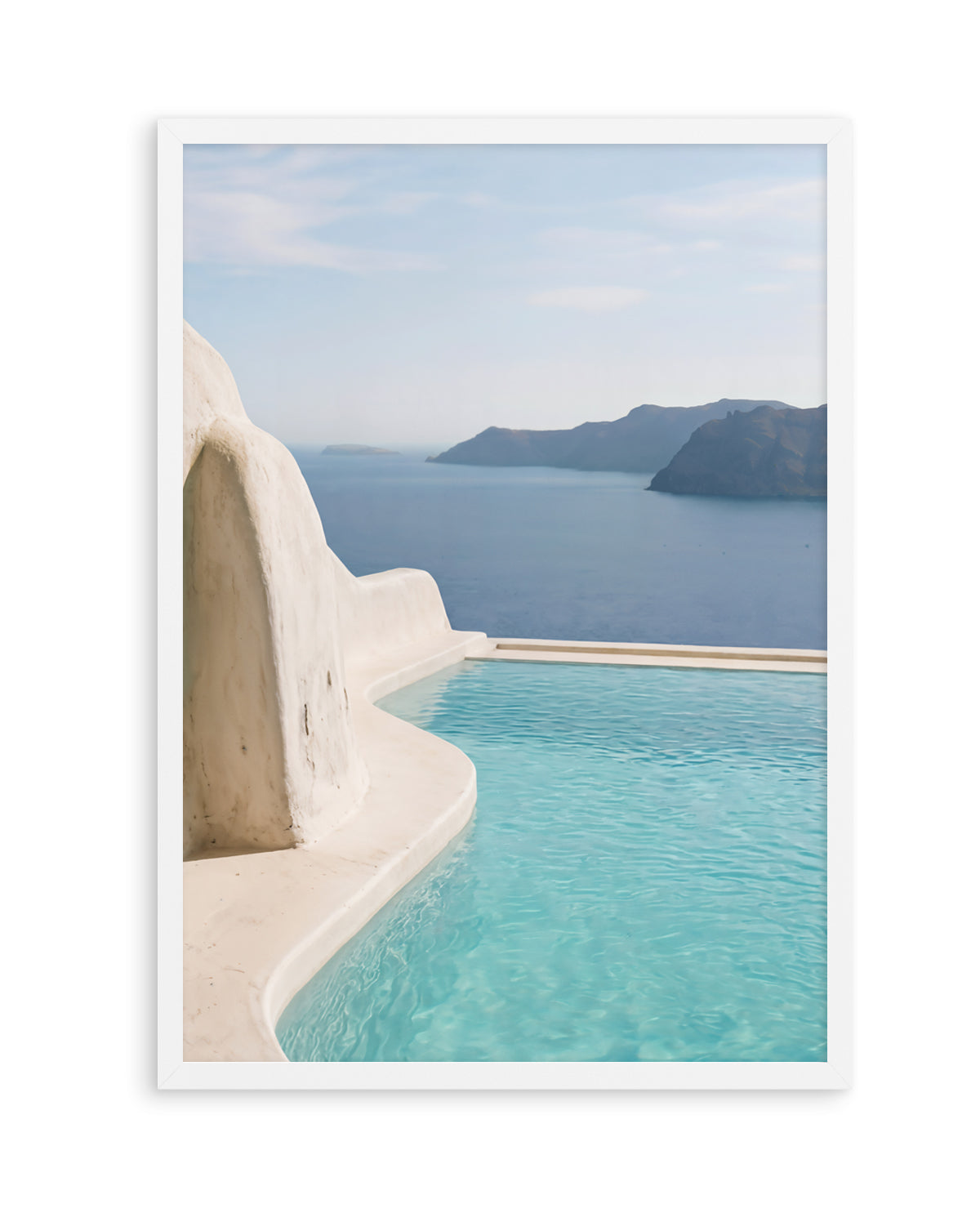 Aegean Blue Pool I | Art Print