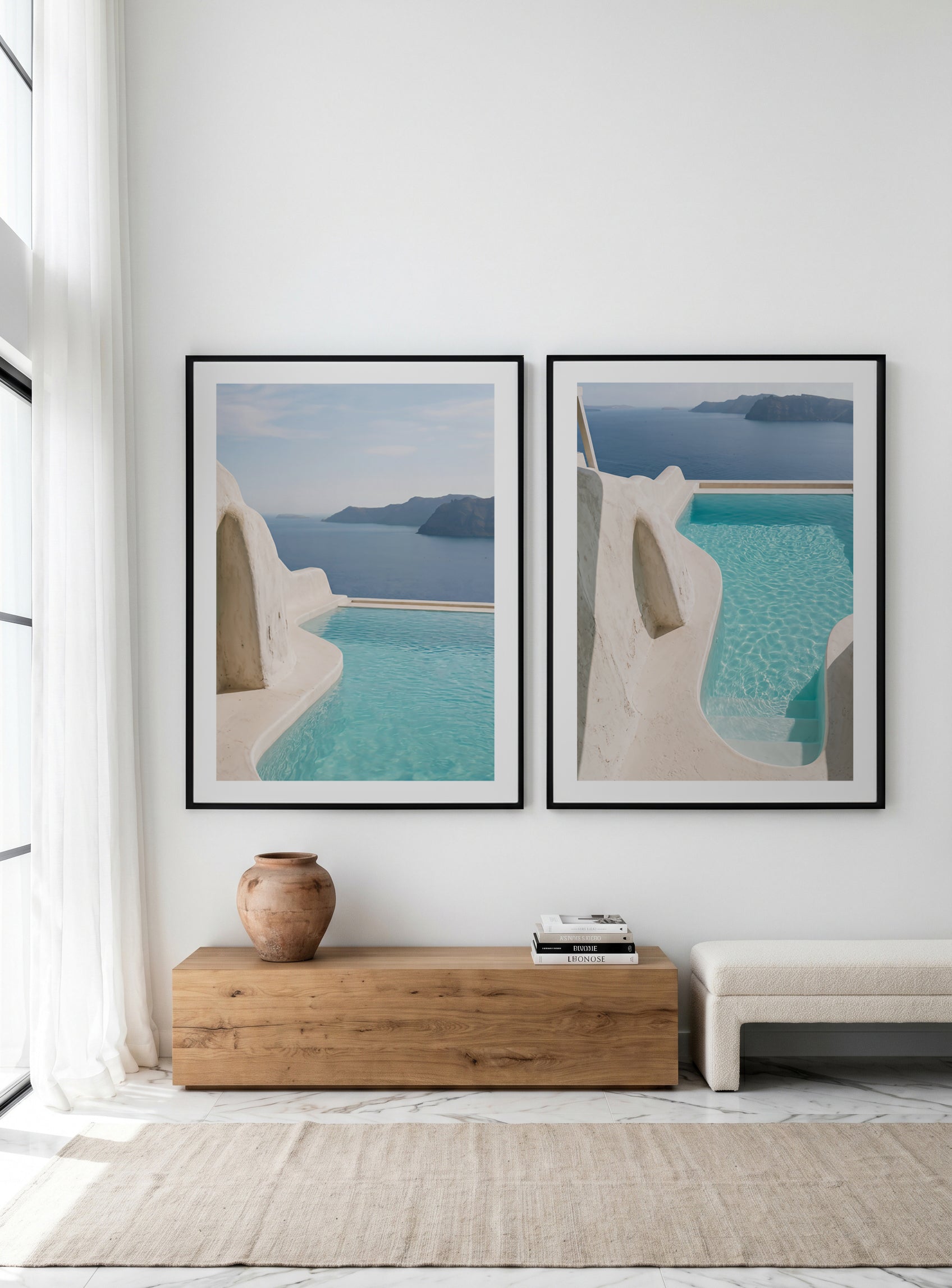 Aegean Blue Pool I | Art Print