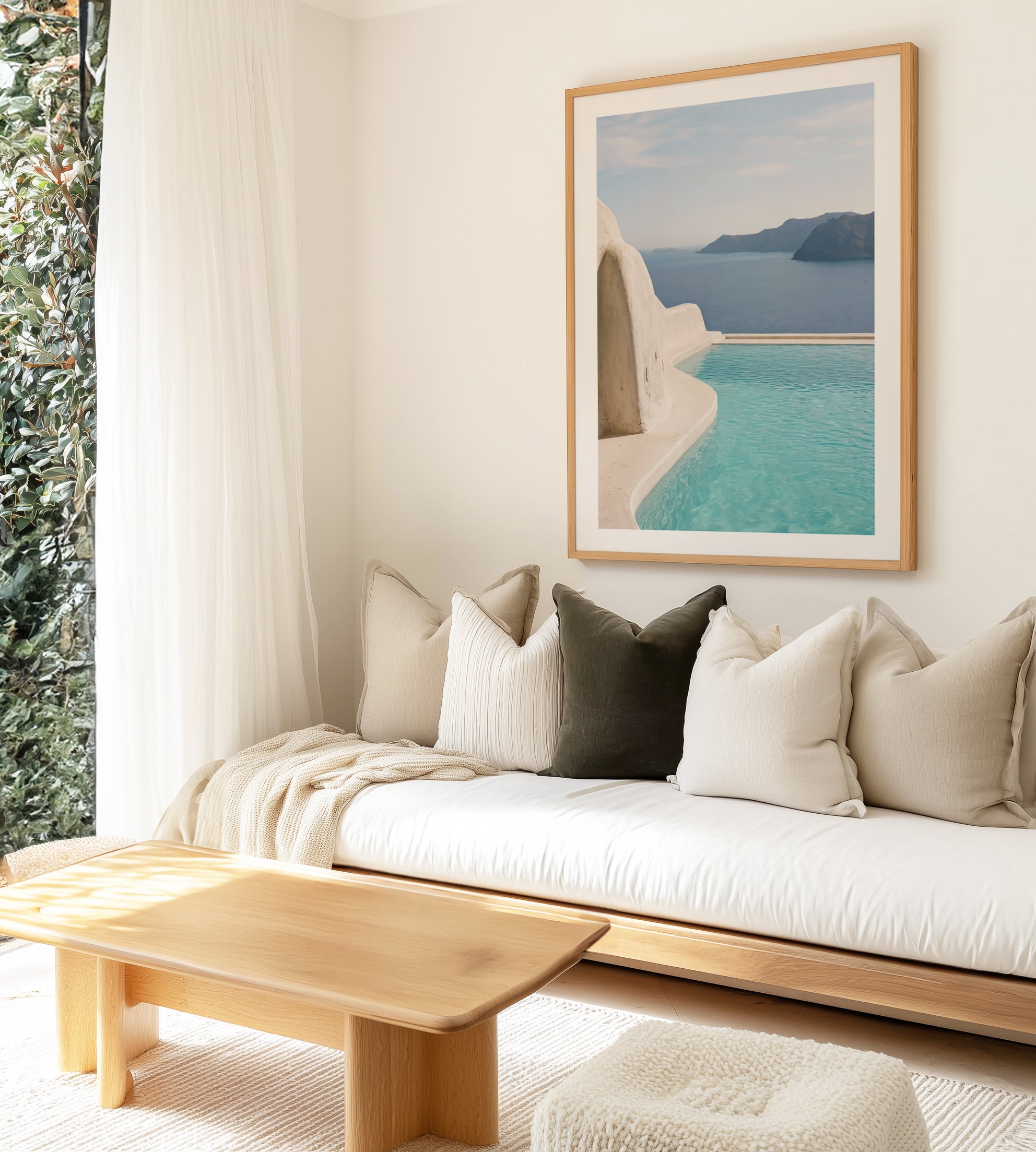Aegean Blue Pool I | Art Print