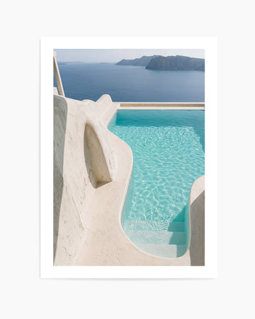Aegean Blue Pool II | Art Print