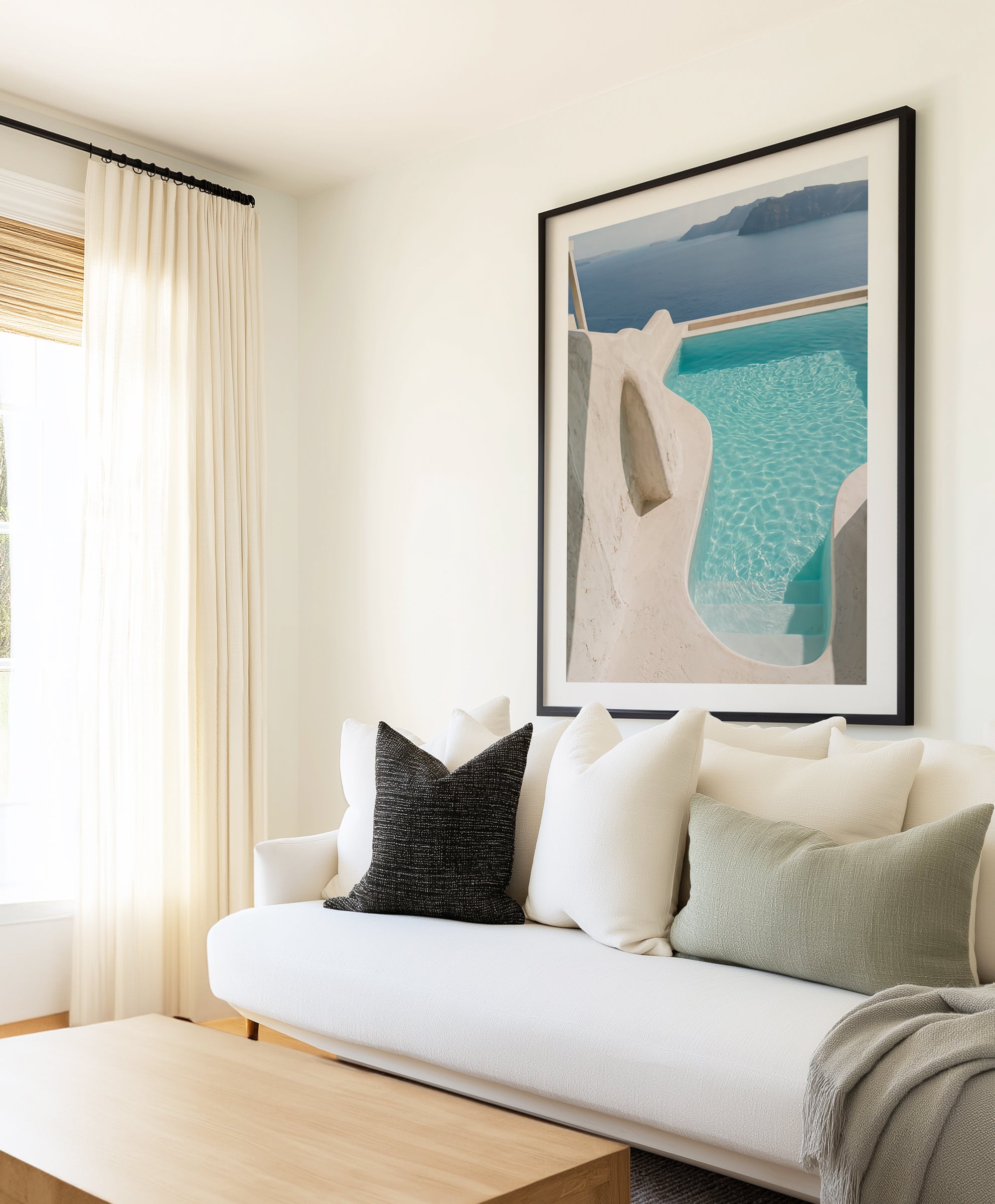 Aegean Blue Pool II | Art Print