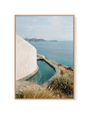 Aegean Escape I | Framed Canvas Wall Art
