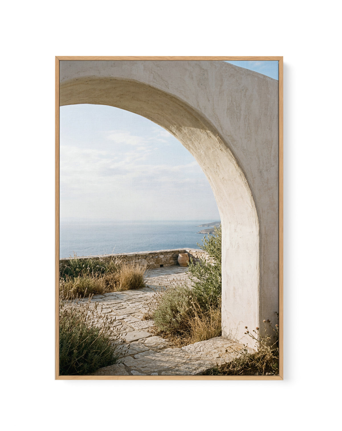 Aegean Escape II | Framed Canvas Art Print