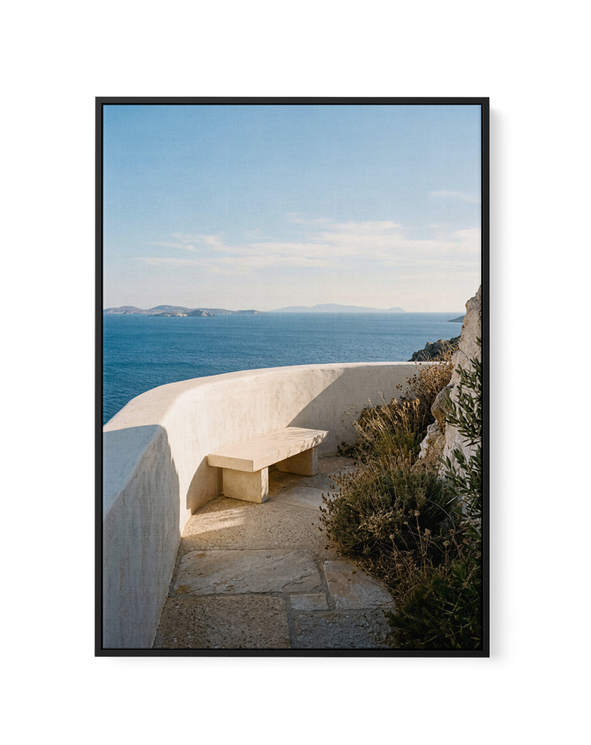 Aegean Escape III | Framed Canvas Art Print