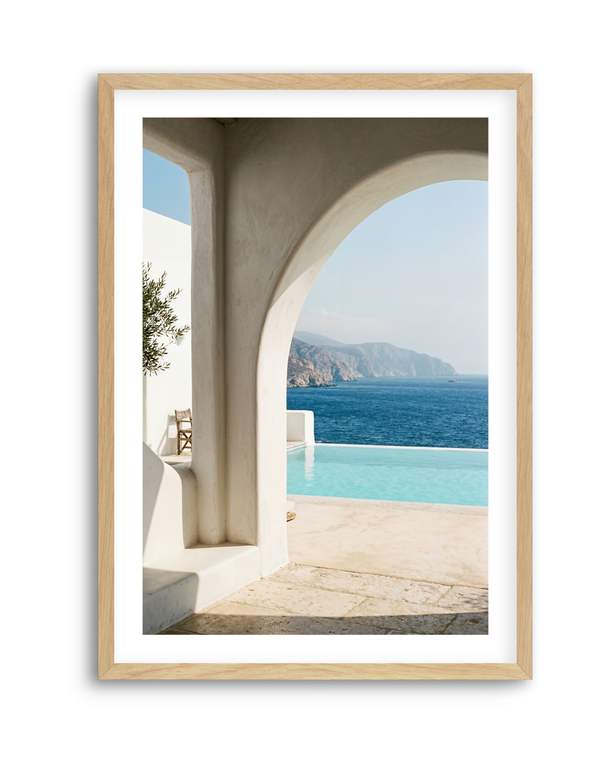 Aegean Infinity Pool | Art Print