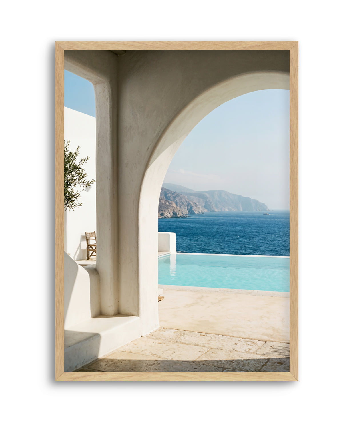 Aegean Infinity Pool | Art Print