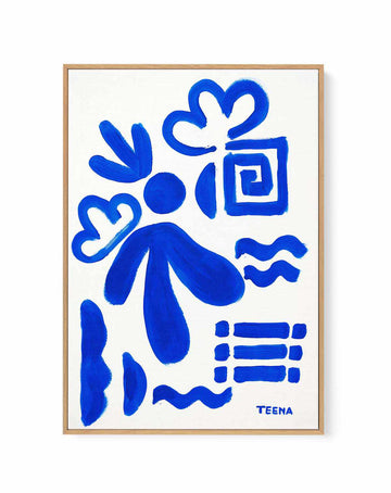 Aegean Sunset by Teena Zerefos | Framed Canvas Art Print from Olive et Oriel where you can shop wallpaper and artworks online