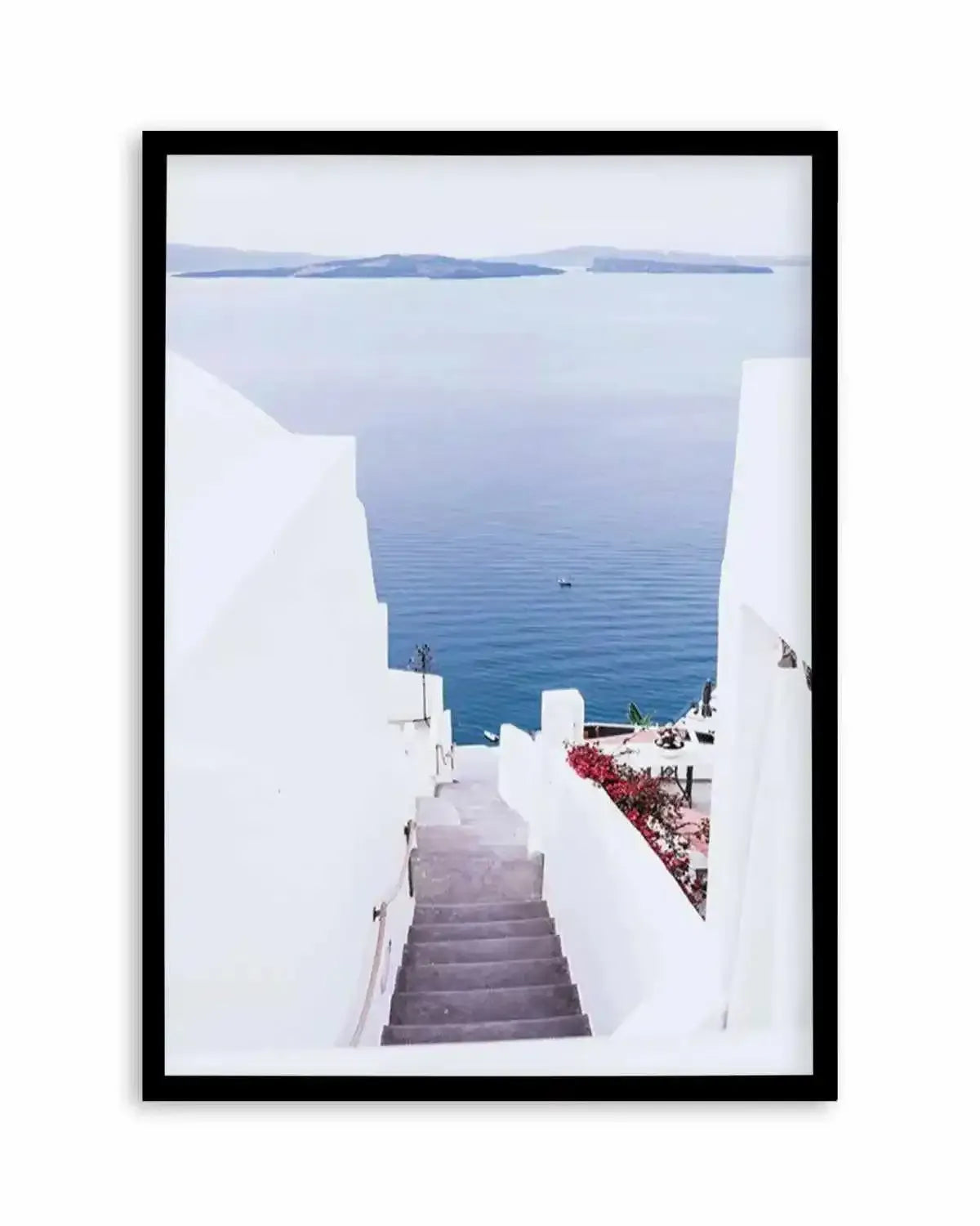 Aegean Views | Santorini Art Print from Olive et Oriel where you can shop wallpaper and artworks online
