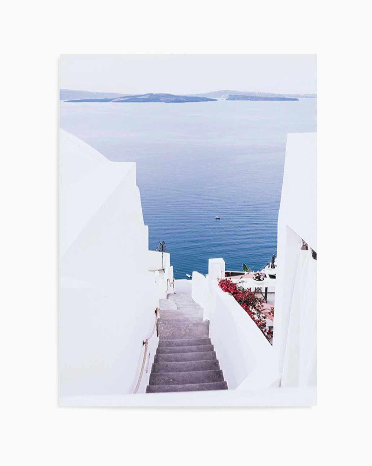 Aegean Views | Santorini Art Print