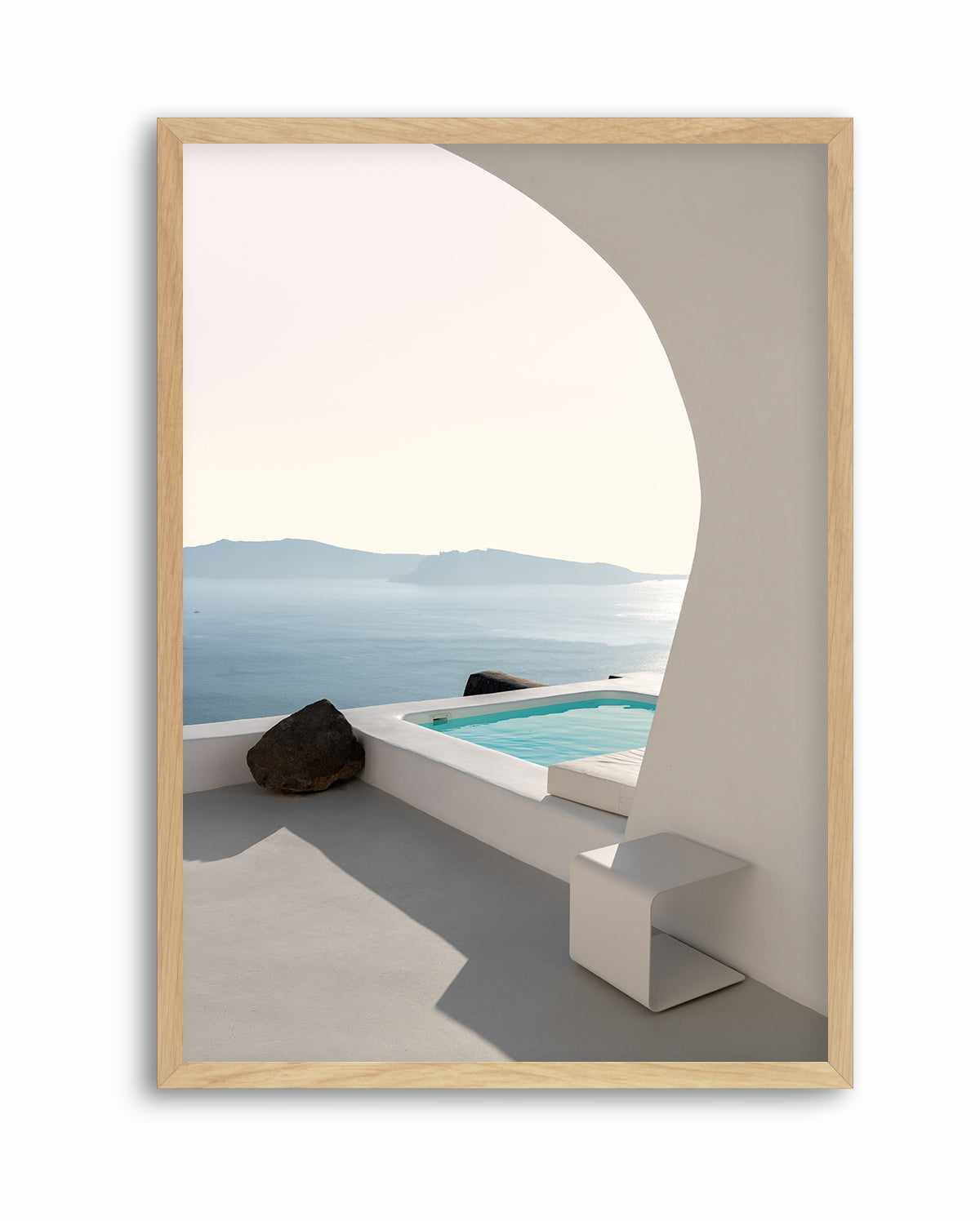 Aenaon Seaview Villa By Minorstep | Art Print