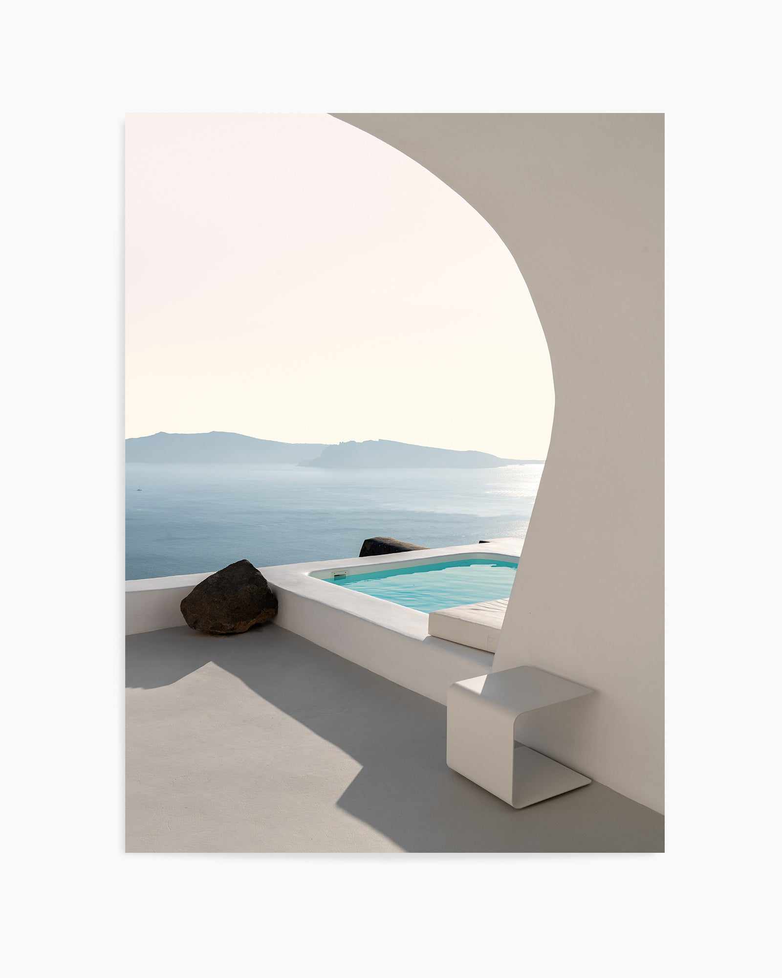 Aenaon Seaview Villa By Minorstep | Art Print