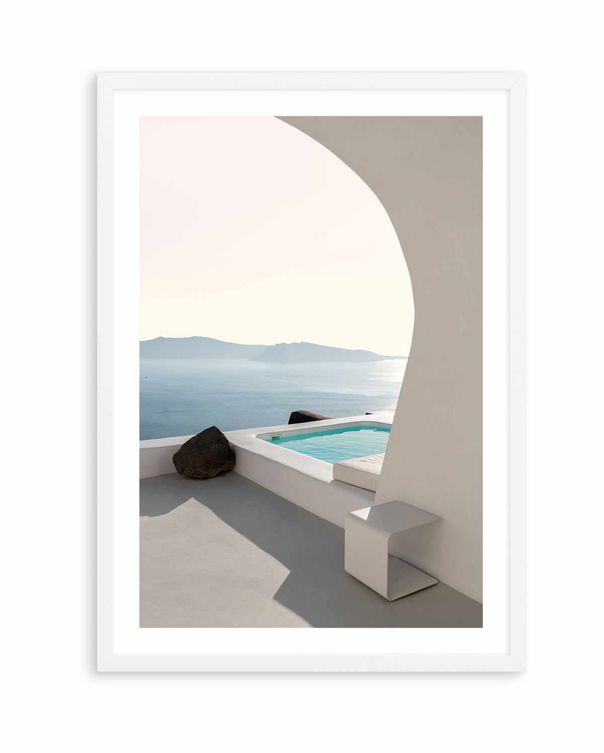 Aenaon Seaview Villa By Minorstep | Art Print