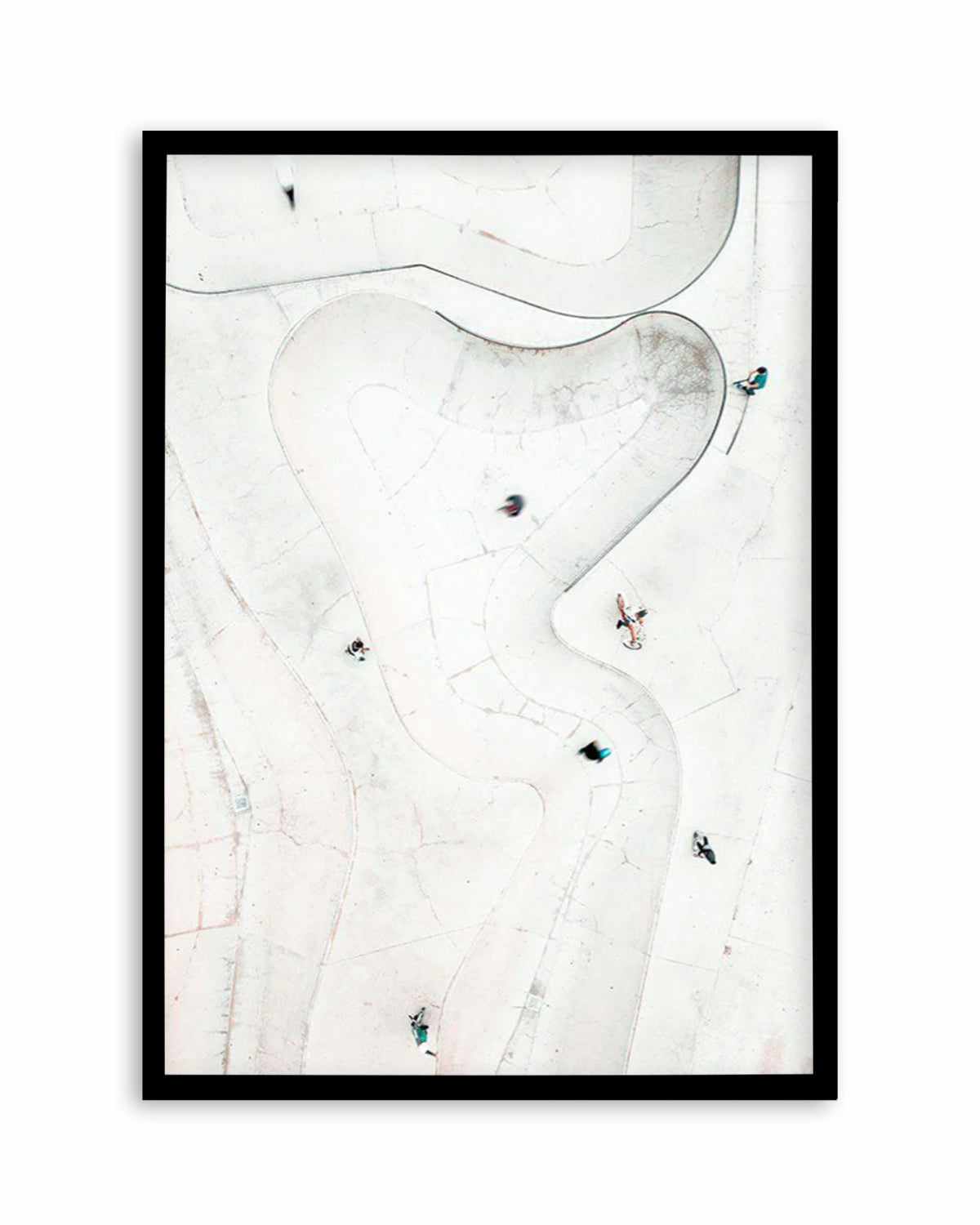 Aerial Skate Park Art Print