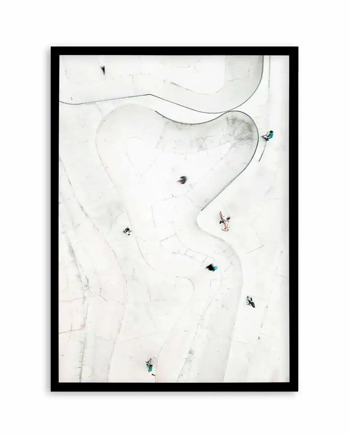 Aerial Skate Park Art Print from Olive et Oriel where you can shop wallpaper and artworks online