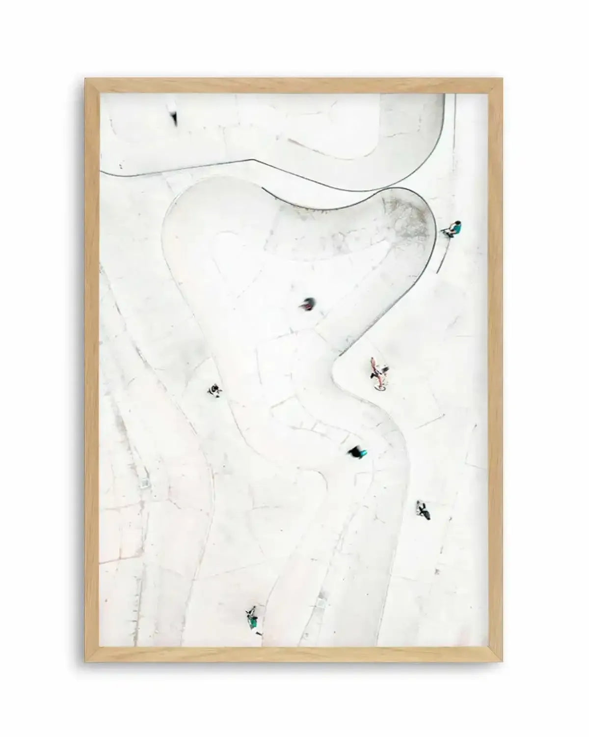 Aerial Skate Park Art Print from Olive et Oriel where you can shop wallpaper and artworks online