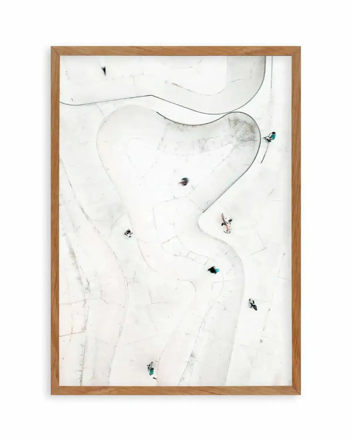 Aerial Skate Park Art Print from Olive et Oriel where you can shop wallpaper and artworks online
