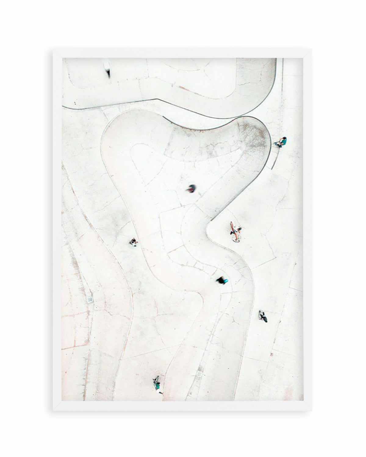 Aerial Skate Park Art Print