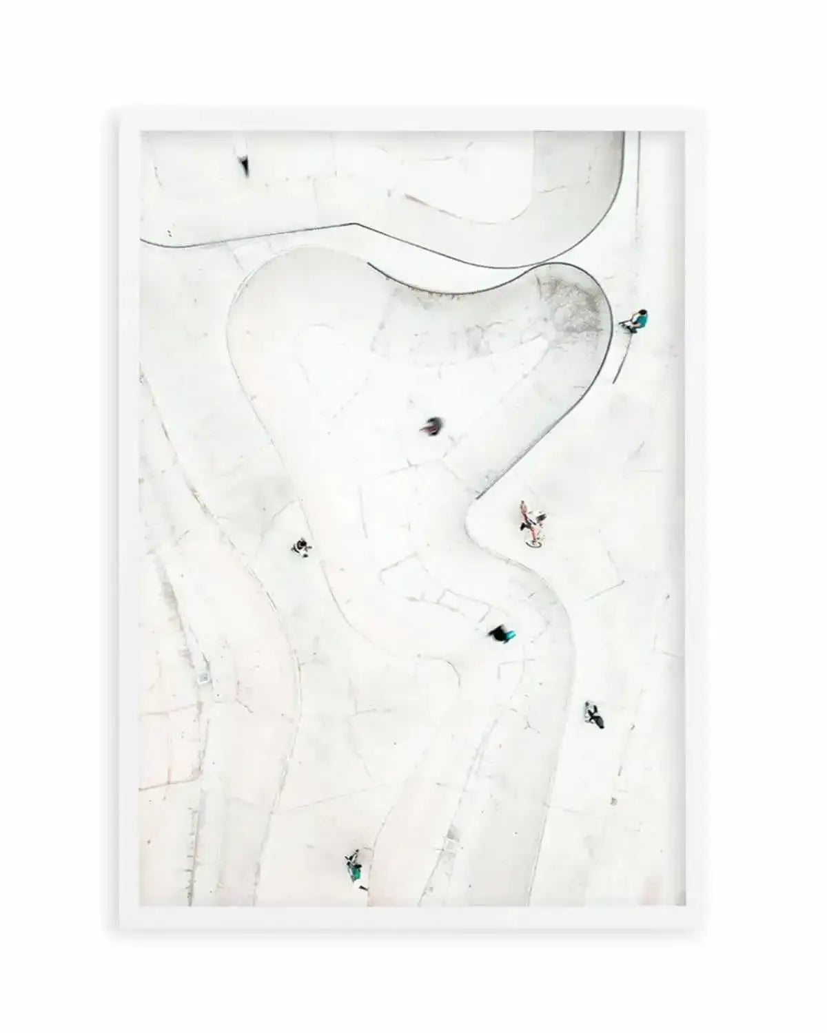 Aerial Skate Park Art Print from Olive et Oriel where you can shop wallpaper and artworks online