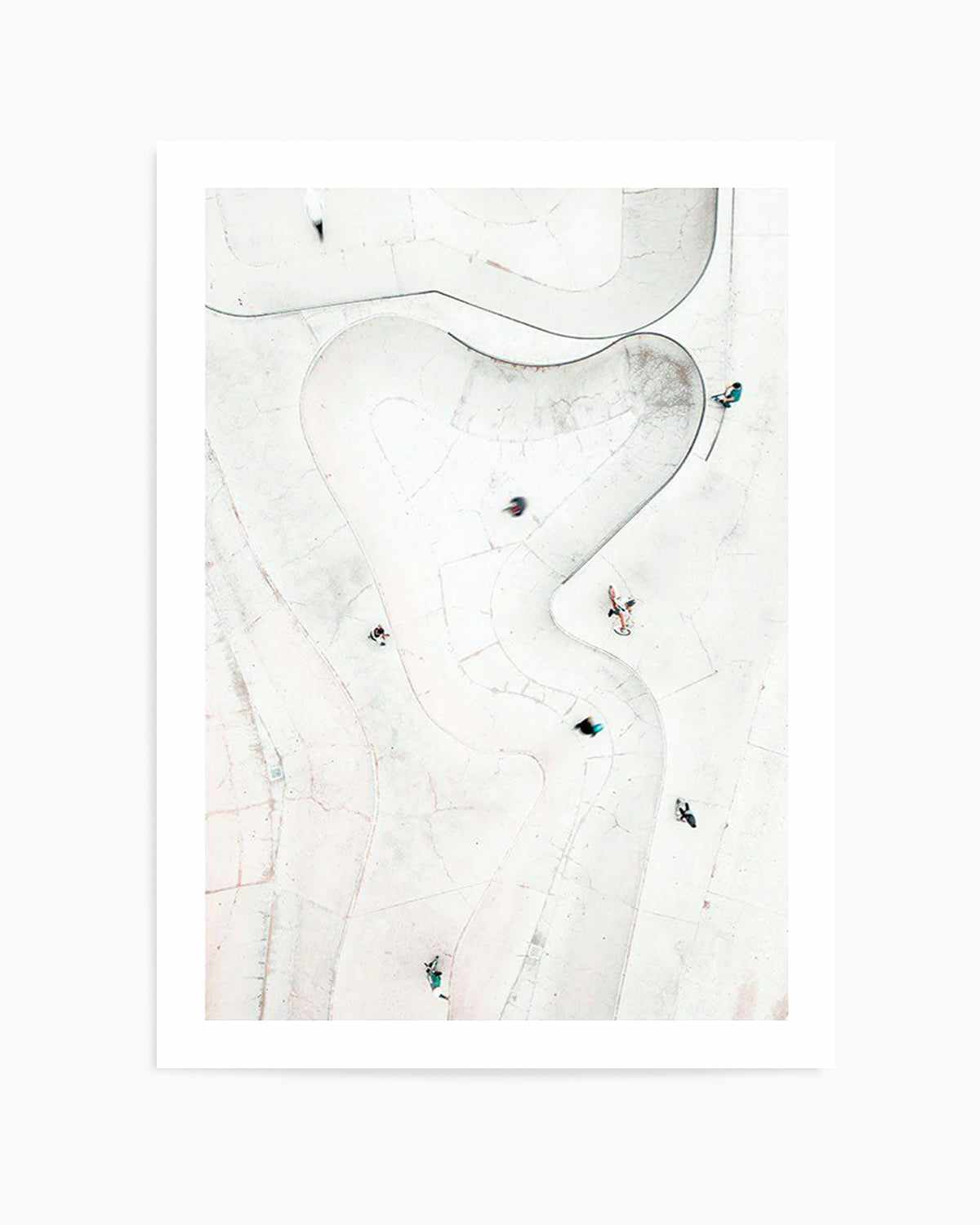 Aerial Skate Park Art Print