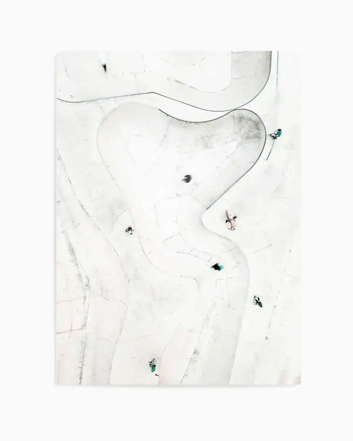 Aerial Skate Park Art Print from Olive et Oriel where you can shop wallpaper and artworks online