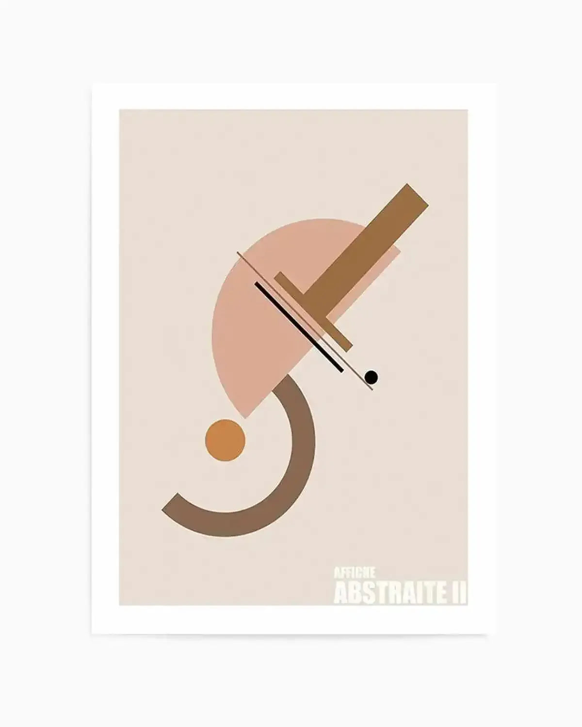 Affiche Abstraite II Art Print from Olive et Oriel where you can shop wallpaper and artworks online