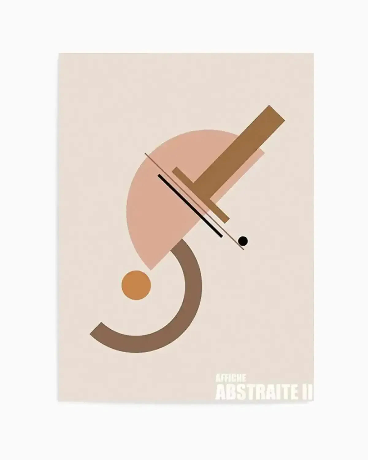 Affiche Abstraite II Art Print from Olive et Oriel where you can shop wallpaper and artworks online