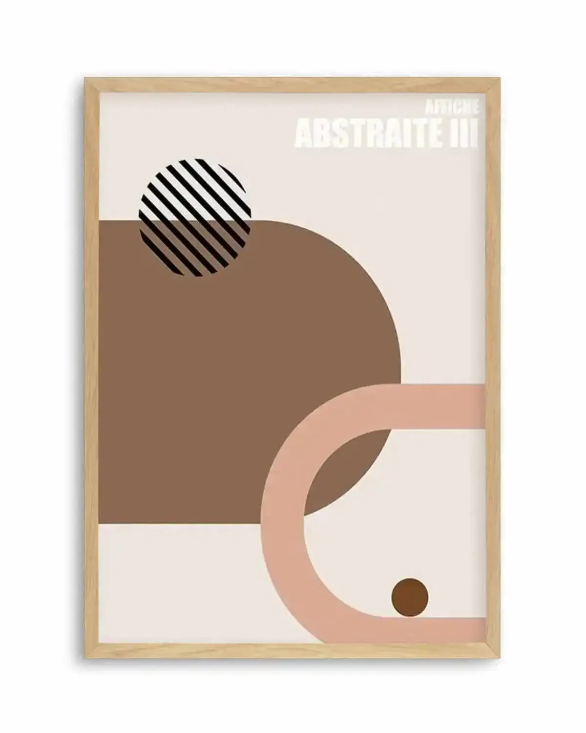 Affiche Abstraite III Art Print from Olive et Oriel where you can shop wallpaper and artworks online