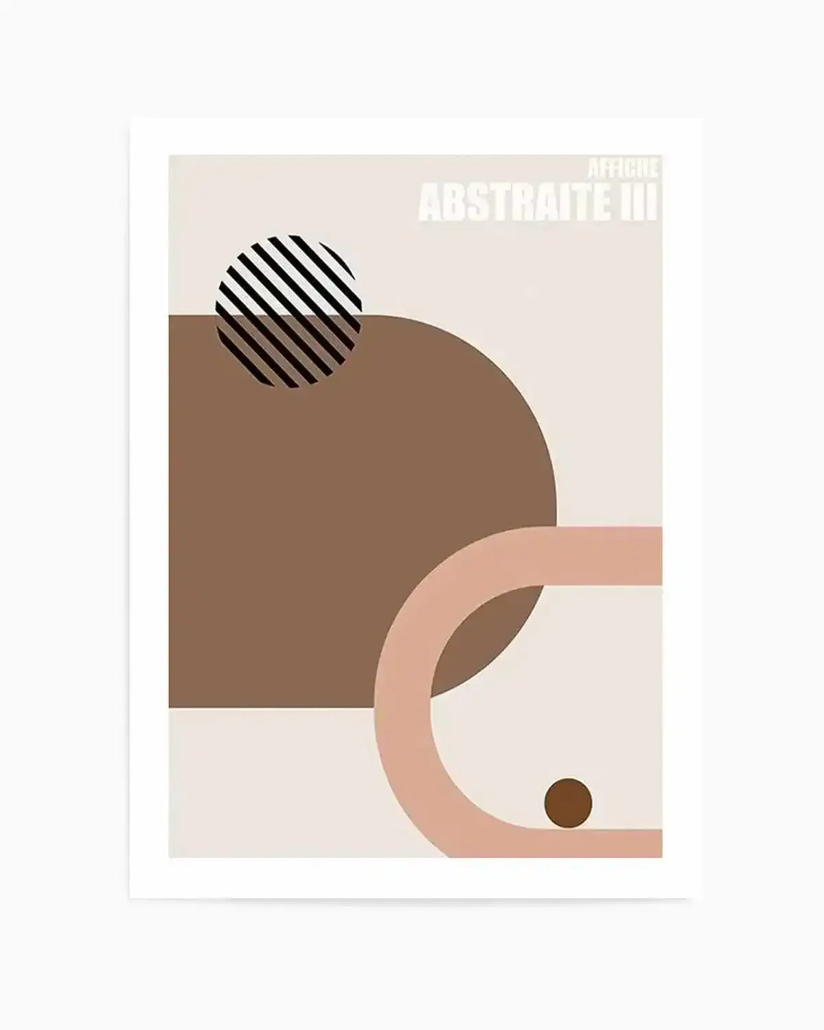 Affiche Abstraite III Art Print from Olive et Oriel where you can shop wallpaper and artworks online