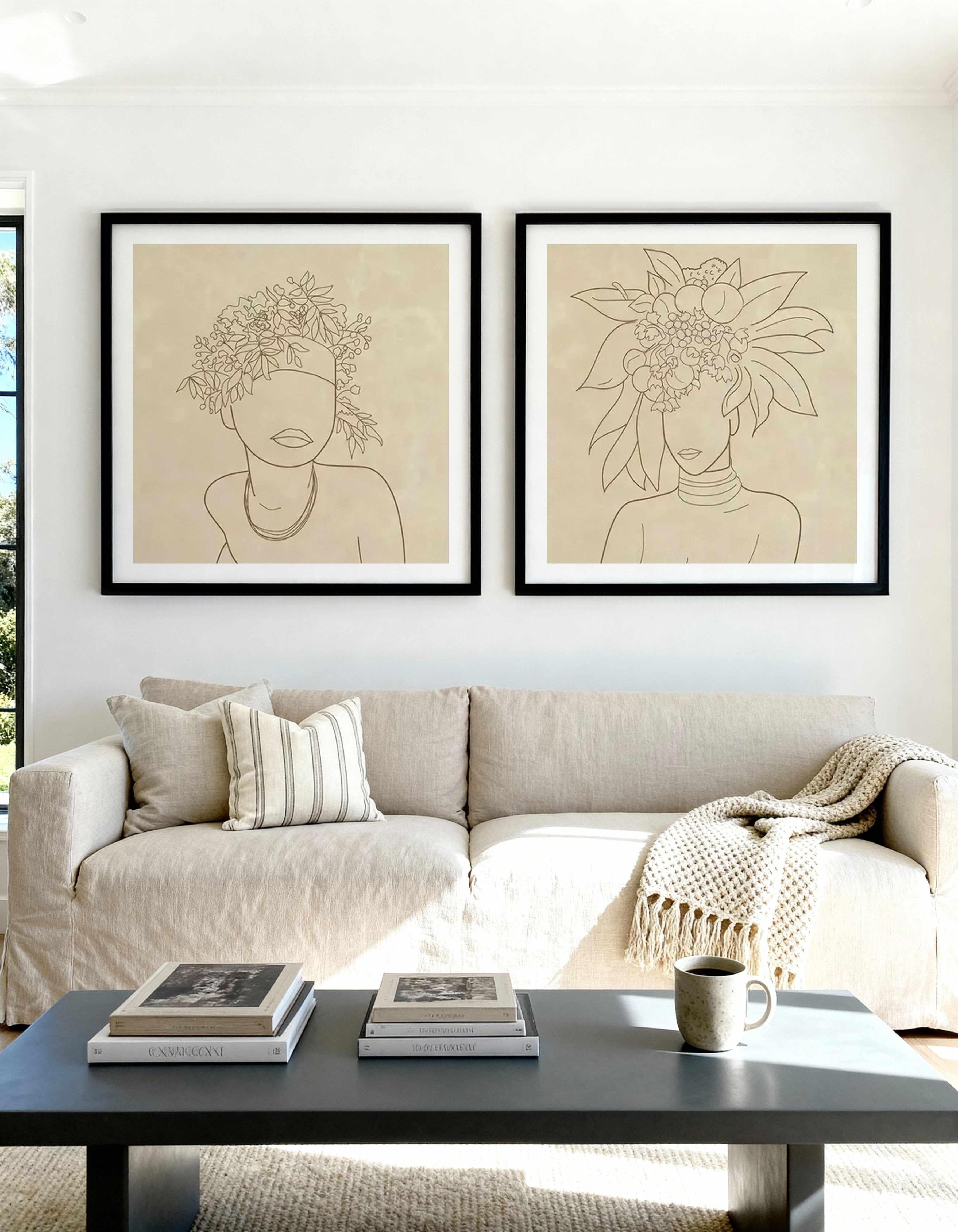 Africa Live Collection I & II Art Print Set of 2 | Matching Wall Art