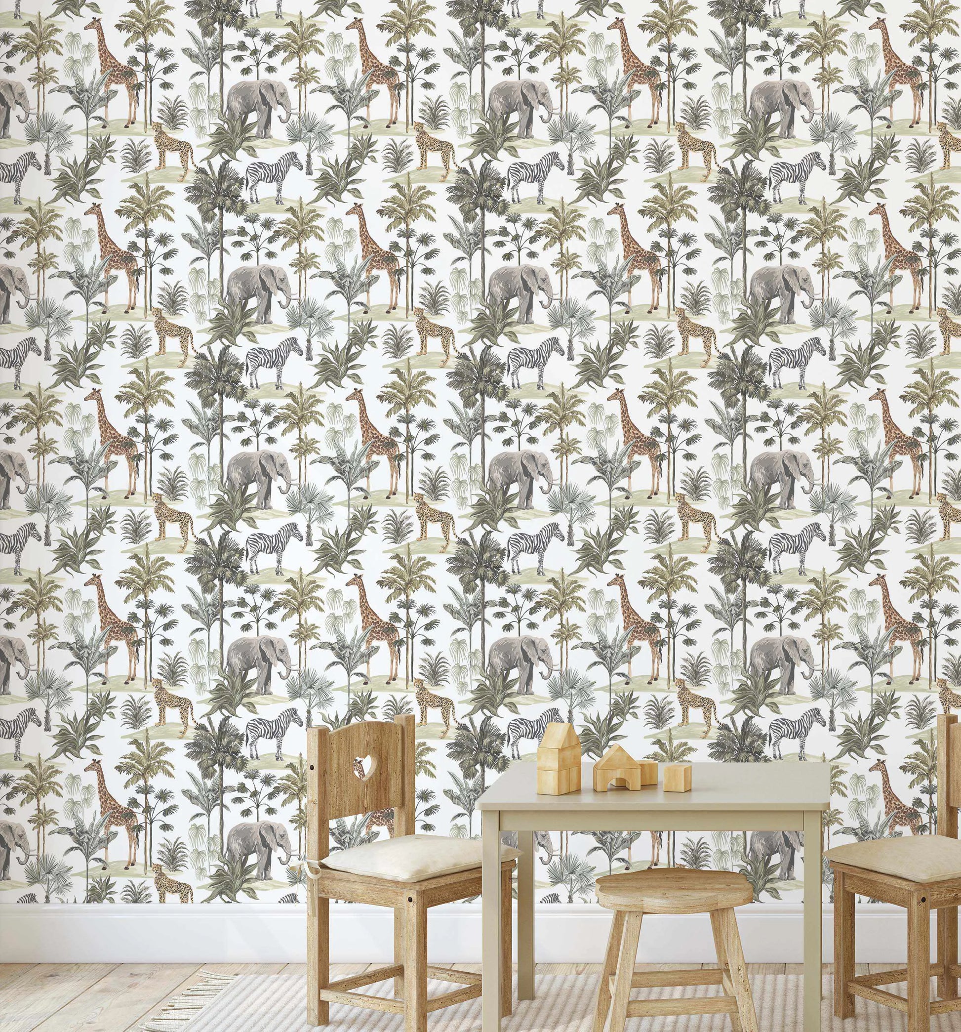 African Adventure Wallpaper | 2 Colour Options-Wallpaper-Buy Kids Removable Wallpaper Online Our Custom Made Children√¢‚Ç¨‚Ñ¢s Wallpapers Are A Fun Way To Decorate And Enhance Boys Bedroom Decor And Girls Bedrooms They Are An Amazing Addition To Your Kids Bedroom Walls Our Collection of Kids Wallpaper Is Sure To Transform Your Kids Rooms Interior Style From Pink Wallpaper To Dinosaur Wallpaper Even Marble Wallpapers For Teen Boys Shop Peel And Stick Wallpaper Online Today With Olive et Oriel