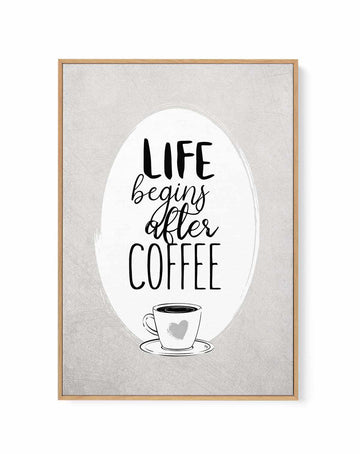 After Coffee by Martina | Framed Canvas Art Print from Olive et Oriel where you can shop wallpaper and artworks online