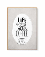 After Coffee by Martina | Framed Canvas Art Print
